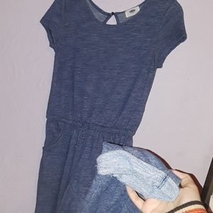 A dark blue jumpsuit♡